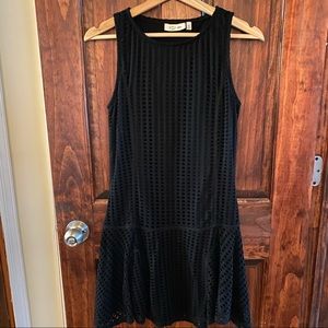 Drop waist mini dress
